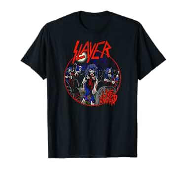 slayer Tシャツ Amazon.com: Slayer – 80s Live Undead T-Shirt : Clothing